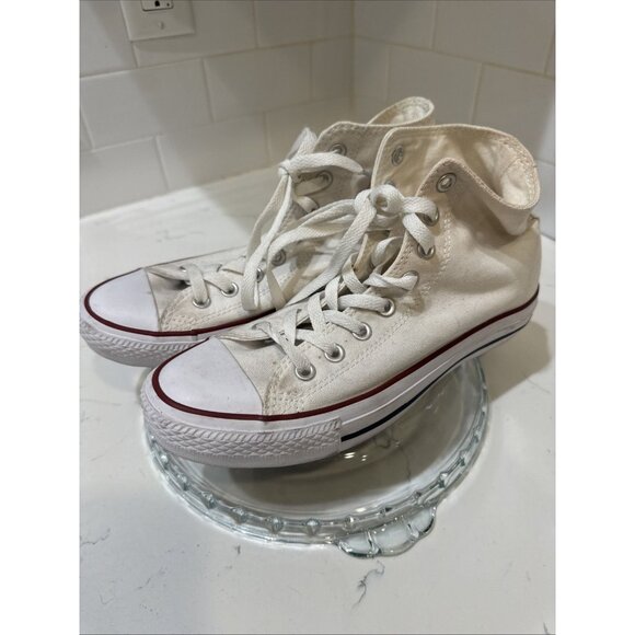 Converse Unisex Chuck Taylor All Star Hi-Top, Optic White, Size M6.5/W8.5 - Picture 3 of 16
